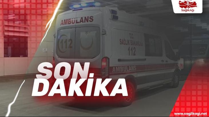 Konya'da Trafik Kazası. Otomobil Şarampole Yuvarlandı.