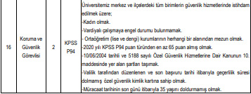 kütahya sağlık bilimleri üniversitesi sözleşmeli personel alım i̇lanı