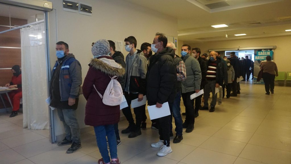 Edirne'de Aşı Yoğunluğu