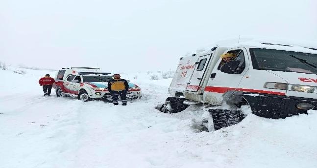 Sivas’ın Koyulhisar ilçesinde yoğun