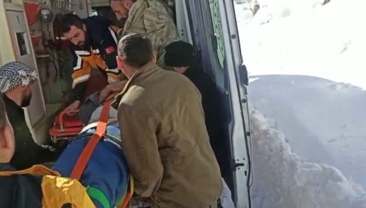 şırnak'ta 5 saatlik hasta kurtarma operasyonu