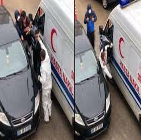 ambulans şoförünü darbeden şahıs tutuklandı