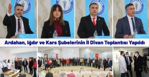 Sağlık-Sen Ardahan, Iğdır ve Kars Şubelerinin İl Divan Toplantısı, Genel Başkan Yardımcısı Yasin Barutcu’nun Katılımıyla Yapıldı