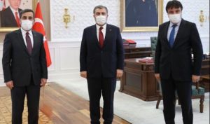 Önder Kahveci’den Fahrettin Koca’ya Ziyaret