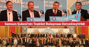 Sağlık-Sen Samsun Şubesi’nin Teşkilat Toplantısı Gerçekleştirildi