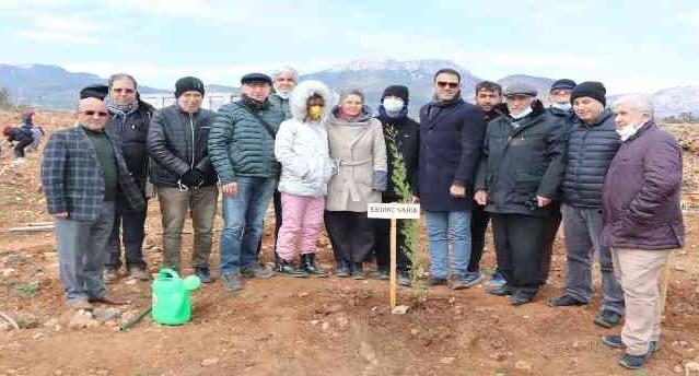 mersin8217de kovid 198217dan hayatini kaybeden saglikcilar icin fidan dikildi