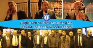 Sağlık-Sen Kastamonu Şubesi’nin Teşkilat Toplantısı Gerçekleştirildi