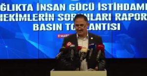 Sağlık-Sen Sağlıkta İnsan Gücü İstihdamı ve Hekimlerin Sorunları Raporu Basın Toplantısı Düzenlendi