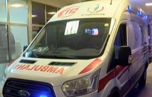 Nazilli’de Kamyonla Çarpışan Ambulansın Sürücüsü Yaralandı