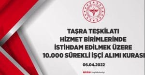 Sağlık Bakanlığı 10.000 İşçi Alımı Kurası Canlı Yayın