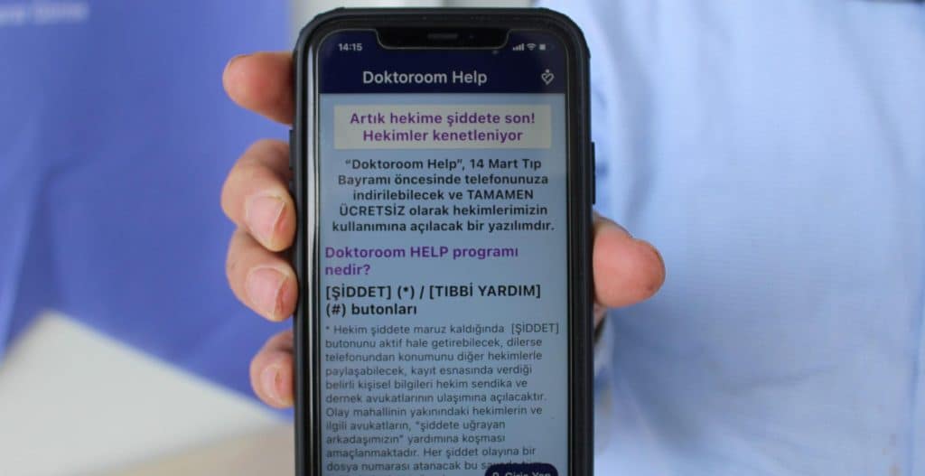 siddet goren doktorlara ozel mobil uygulama