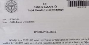 Sağlık Bakanlığından Şua İzni Düzenlemesi