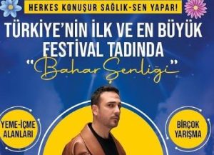 Sağlık-Sen Gaziantep Şubesinden Festival Tadında Bahar Şenliği