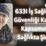 6331 i̇ş sağlığı ve güvenliği kanunu kapsamında sağlıkta şiddet