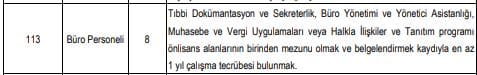 trakya üniversitesi sözleşmeli sağlık personeli alım i̇lanı