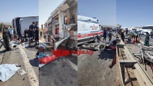 Otobanda Feci Kaza: Ambulans, İtfaiye ve Yolcu Otobüsü Çarpıştı