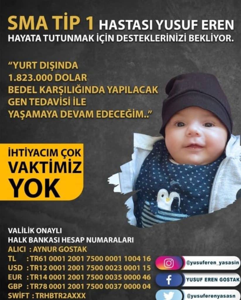 sağlık çalışanı baba, sma hastası çocuğu i̇çin yardım bekliyor