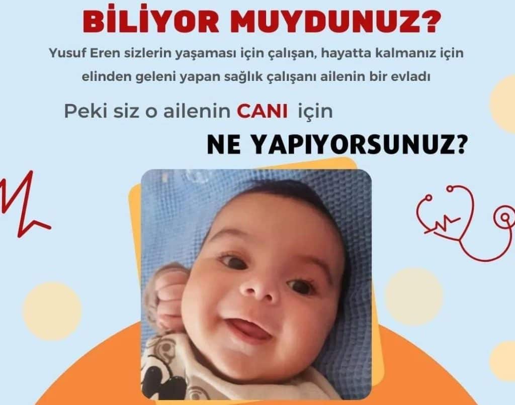 saglik calisani baba sma hastasi cocugu icin yardim bekliyor