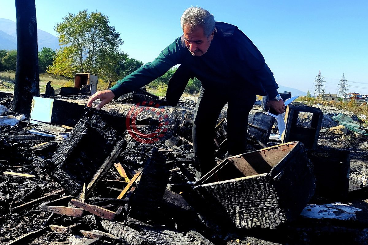 bursa'da 400 kovan arı diri diri yakıldı