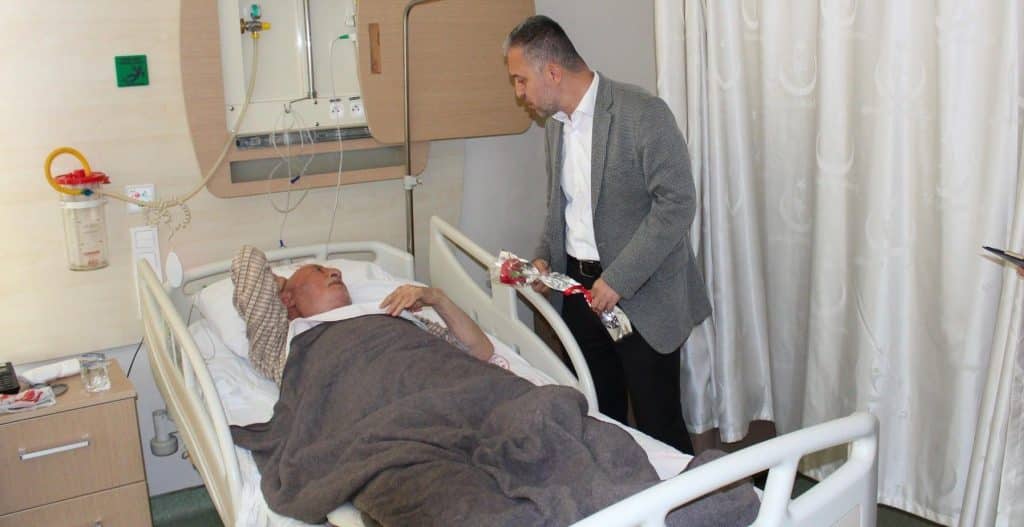 Düzce'de Yatalak Hastaları Ziyaret