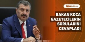 Bakan Koca, Kabine Sonrası Gazetecilerin Sorularını Cevapladı