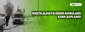 Hasta Almaya Giden Ambulans Kara Saplandı