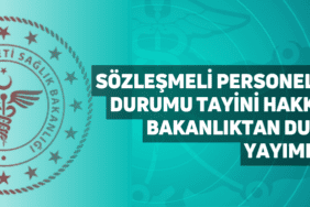 sağlık bakanlığı yönetim hizmetleri genel müdürlüğü tarafından 2023 yılı ocak dönemi sözleşmeli personelin eş durumu nedeniyle yer değişikliği kura başvuruları hakkında duyuru yayımlandı.