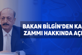 bakan bilgin'den kamu i̇şçi zammı hakkında açıklama