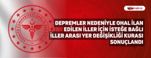 Depremler Nedeniyle Ohal İlan Edilen İller İçin İsteğe Bağlı İller Arası Tayin Kurası Sonuçlandı