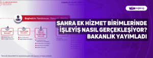 Sahra Ek Hizmet Birimlerinde İşleyiş Nasıl Gerçekleşiyor? Bakanlık Yayımladı