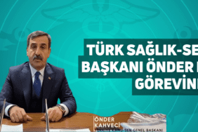 türk sağlık-sen genel başkanı önder kahveci görevine döndü