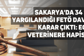 sakarya'da 34 sanığın yargılandığı fetö davasında karar çıktı: eczacı ve veterinere hapis cezası