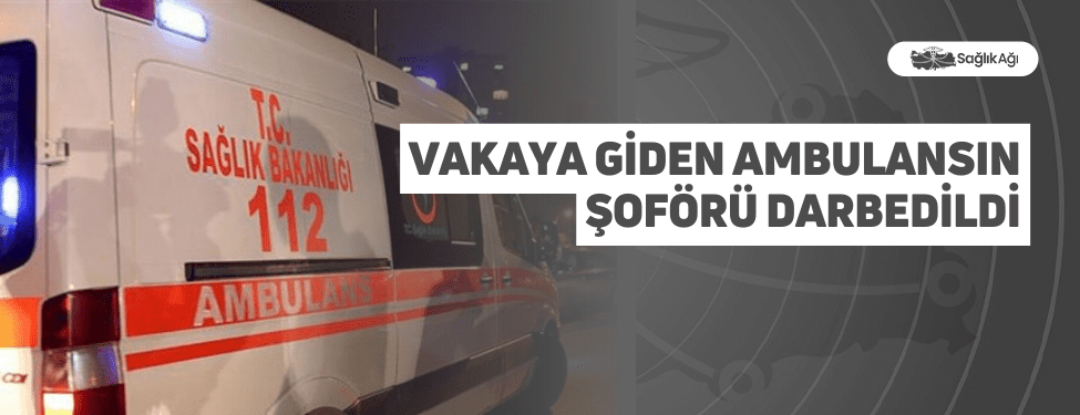 Aksaray’da vakaya giden ambulans