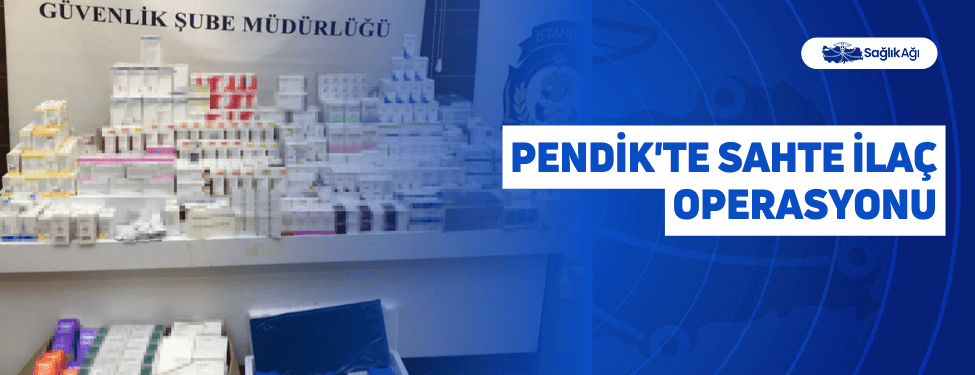 İstanbul Pendik’te sahte ilaç kaçakçılığına yönelik düzenlenen operasyonda, 2 işyeri