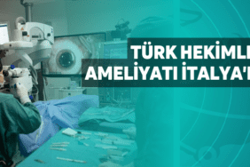 türk hekimlerin göz ameliyatı i̇talya'da canlı i̇zlendi