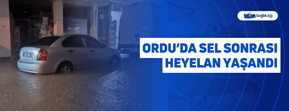 Ordu’da Sel Sonrası Heyelan Yaşandı