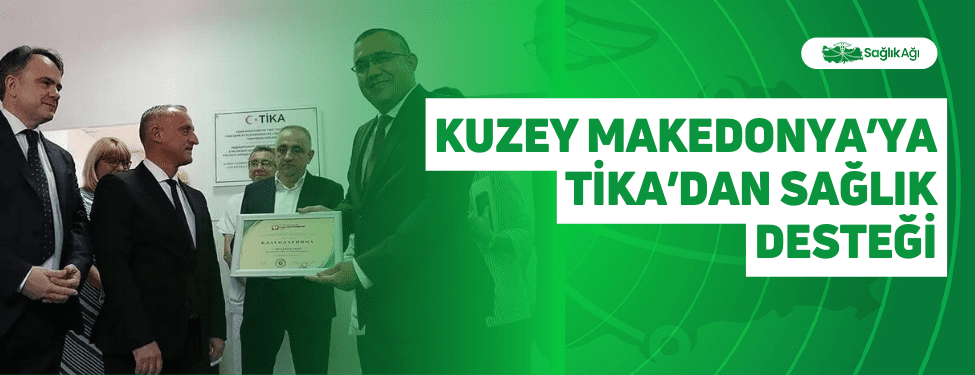 kuzey makedonya’ya ti̇ka’dan sağlık desteği