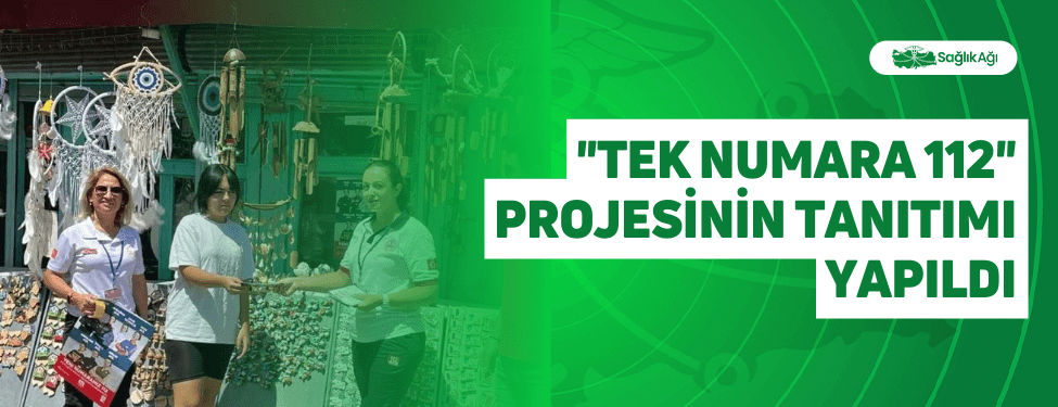 "tek numara 112" projesinin tanıtımı yapıldı