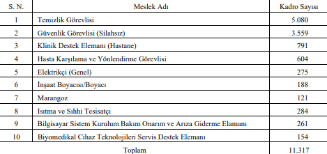 sağlık bakanlığı sürekli i̇şçi alım i̇lanı resmi gazete’de!