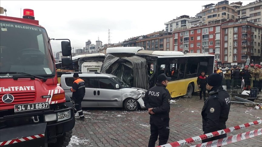 İstanbul, Alibeyköy’de  tramvay ile