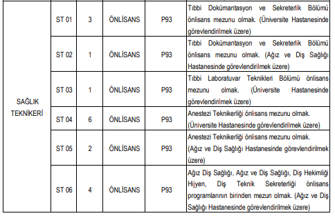 aydın adnan menderes üniversitesi çeşitli branşlarda sözleşmeli sağlık personeli alacak