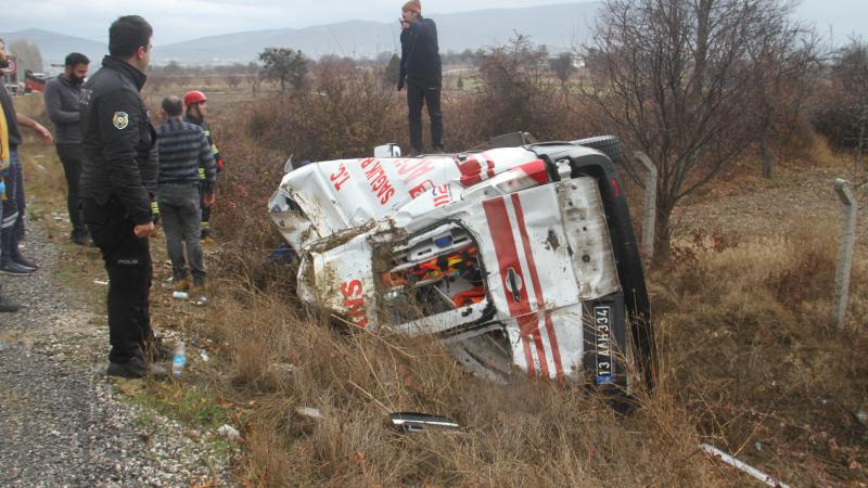 Konya Beyşehir’de ambulans ve