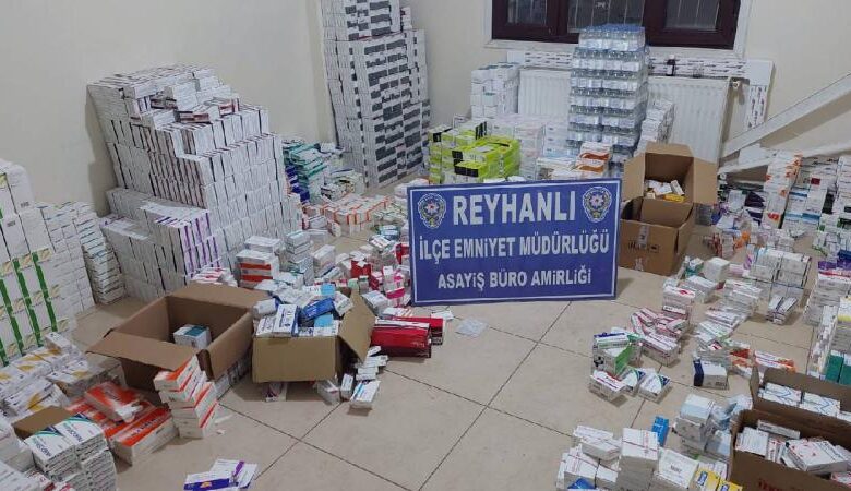 depoda stoklanan 10 bin kutu i̇laç ele geçirildi depoda stoklanan 10 bin kutu i̇laç ele geçirildi