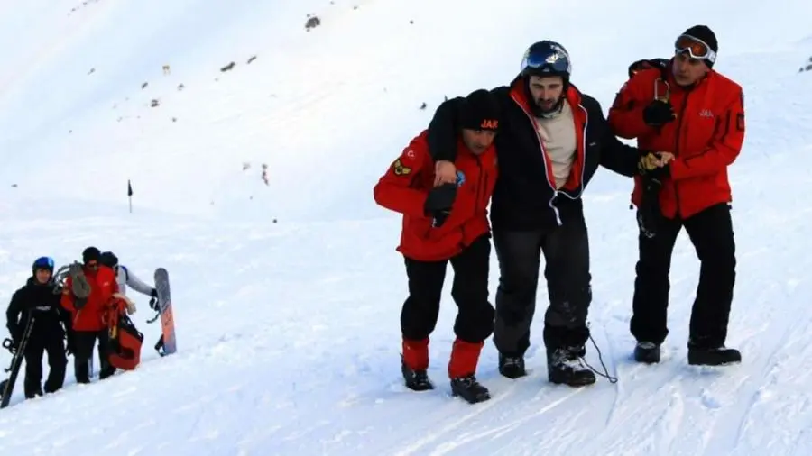 Isparta’daki kayak merkezinde bir