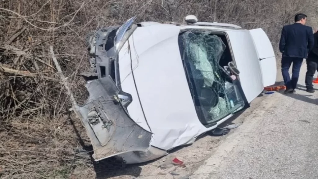 İl Sağlık Müdürü Dr. Yılmaz Trafik Kazası Geçirdi