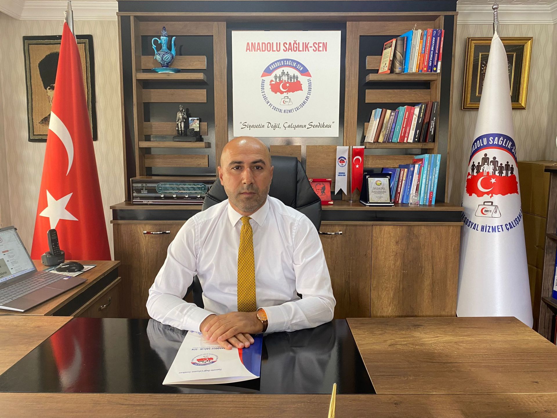 Anadolu Sağlık-Sen Genel Başkanı Taşkın: "Sağlık Çalışanlarına Bayram İkramiyesi Verilmelidir"