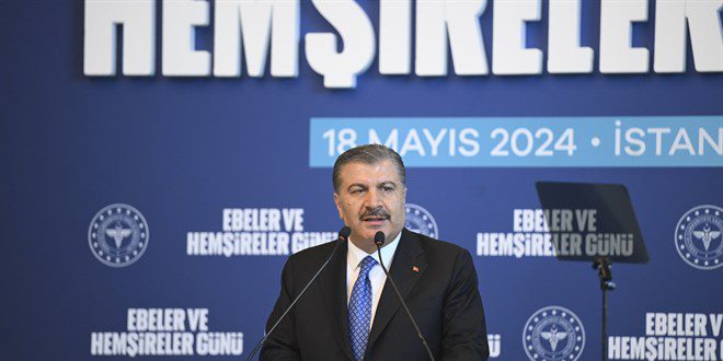 bakan fahrettin koca: ebe ve hemşire sayımız, i̇stikrarlı bir politikayla artacak