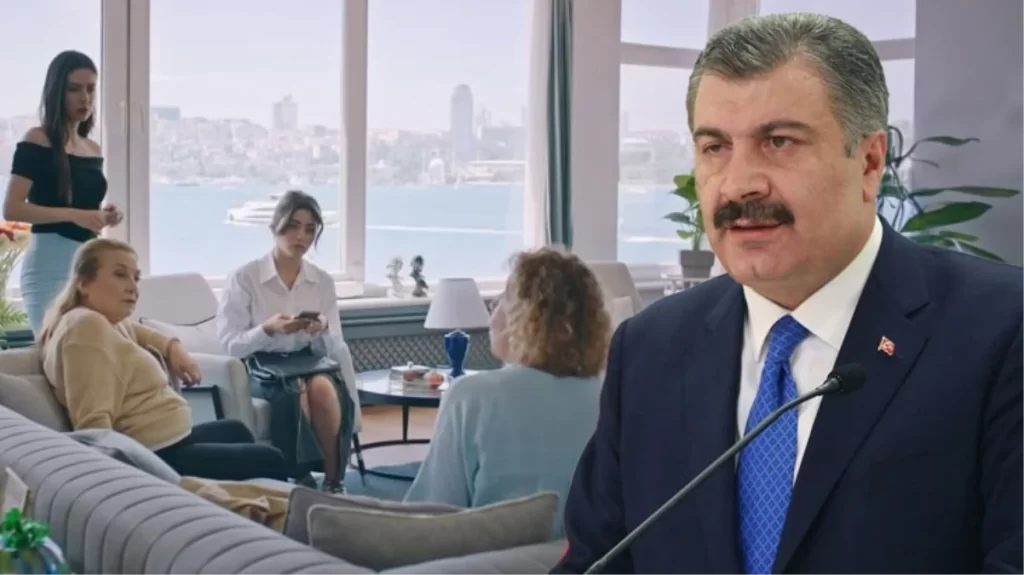 Kızılcık Şerbeti'ndeki Sahneye Sağlık Bakanı Koca'dan Tam Not Kızılcık Şerbeti'ndeki Sahneye Sağlık Bakanı Koca'dan Tam Not