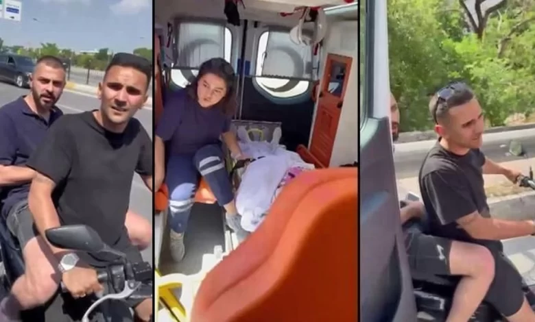 bakan koca'dan ambulansın önünün kesilmesine i̇lişkin paylaşım
