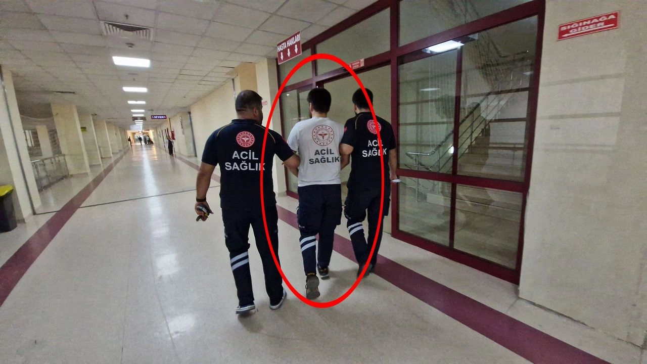 Diyarbakır’da şiddetli baş ağrısı ihbarı üzerine ambulans çağıran hastanın yakınları,